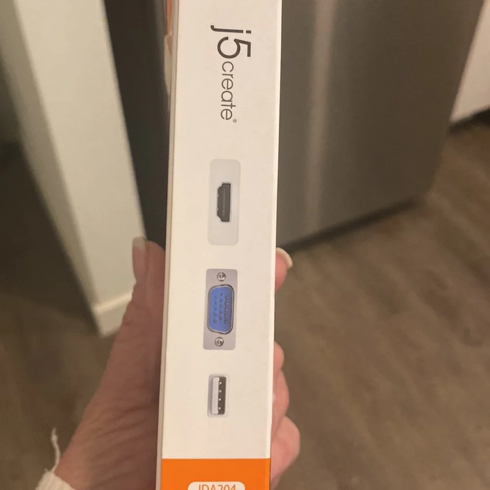 Never used VGA to HDMI adapter